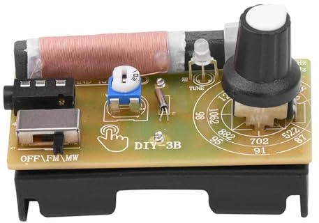 MotiveTech AM FM Radio Module Radio Assembly,Professional, Sturdy 87-108 Creative Lightweight Volume Adjustable