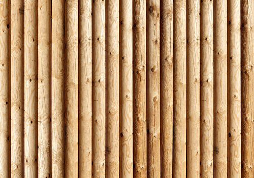 wandmotiv24 Fototapete Holzoptik Holz 3D, XXL 400 x 280 cm - 8 Teile, Wanddeko, Wandbild, Wandtapete, Holzbretter, Stämme M0704