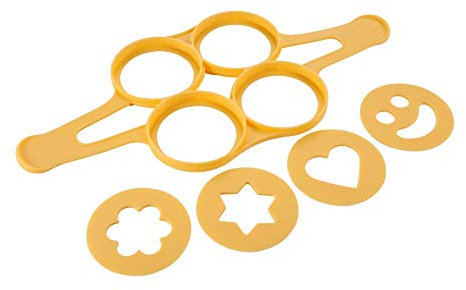 Tescoma 420872 Stampo Pancake, Silicone, Giallo
