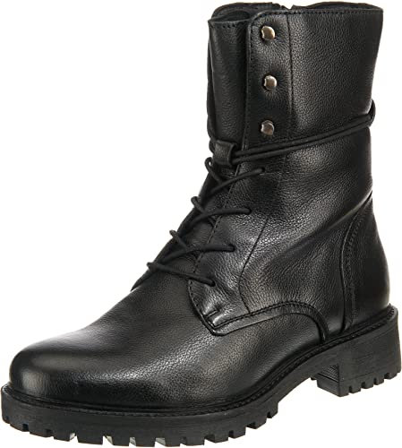 Geox D Hoara E, Stivaletti Donna, Nero, 39 EU