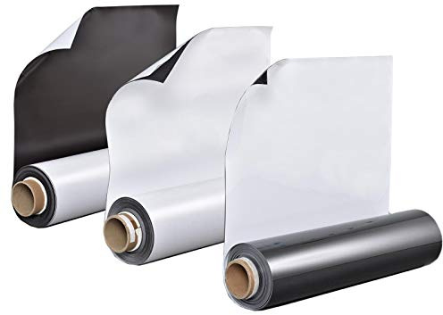 Auswahlangebot! Eisen/Ferrofolien - Selbstklebend - 0,6mm Stark - Magnetische Pinnwand, Magnetgrund, Whiteboardfolien, Tafel, Magnettafel(Braun - 120x60cm)