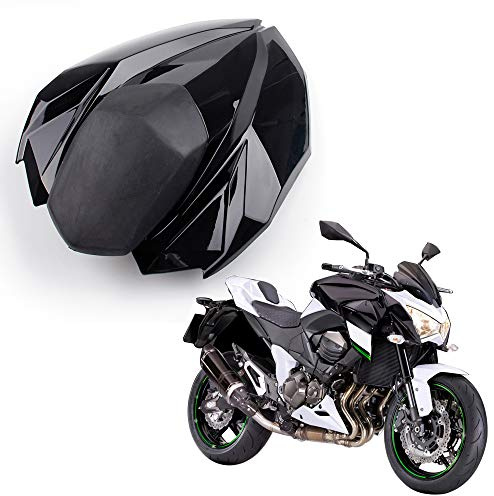Topteng Motorrad Hinten Sozius-Sitz, Motorrad Fondpassagier Soziusabdeckung ABS Pad Motor Verkleidung Heckabdeckung passend für Kawasaki Z800 2013-2018