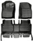 fussmattenprofi.com Auto Fussmatten für VW Touran (2.Gen) Baujahr ab 2015 I 100% Passgenau Geruchlos Allwetter Fussraumschale I 5D Premium TPE Fußmatten Set