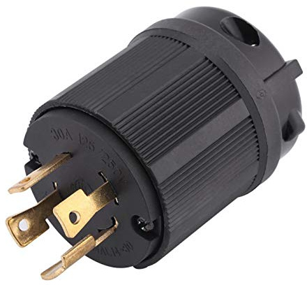 VBESTLIFE US Twist Lock-Stecker, NEMA L14-30P 30A 125V-250V 3-poliger 4-Draht-Twist Lock-Steckverbinder