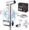 Hand-Bidet-Sprüher für Toilette, verstellbarer Wasserdruckstrahl-Sprüher für weibliche Wäsche, LUFEIDRA Edelstahl-Bidets für vorhandene Toiletten, muslimische Duschtuch, Windelsprüher, Bidet-Aufsatz