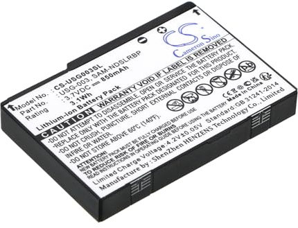TECHTEK akku Ersetzt C/USG-A-BP-EUR, für SAM-NDSLRBP, für USG-001, für USG-003 Kompatibel mit [Nintendo] DS, DS Lite