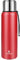 Vacuum Insulated Flask 1500ml/50oz with Cup lid Stainless Steel Thermo Water Flasks Leakproof Keep Coffee hot&Cold Drink Bottle.(Red,1500ml)