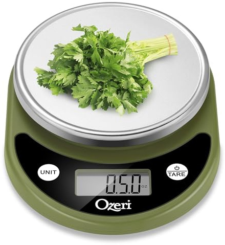 Ozeri Pronto Digital Multifunction Kitchen and Food Scale,Calliste Green