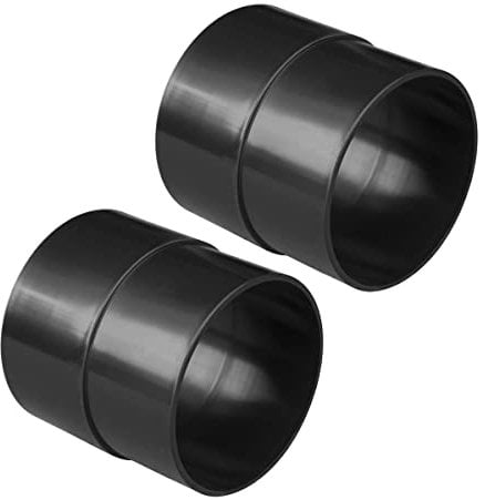 POWERTEC 70125-P2 Staubanschluss-Adapter für 10,2 cm Rohr auf 10,2 cm Staubsammelschlauch, Schnellverbindungsschlauch, Kupplung für Werkstatt-Staubsammelarmaturen, 2 Stück