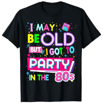 80s Design For Women Rave Outfit & 1980s Fancy Dress T-Shirt