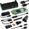 GeeekPi Raspberry Pi Zero 2 W Starter Kit,with RPi Zero 2 W Aluminum Case,32GB SD Card Preloaded OS,QC3.0 Power Supply, 20Pin Header,Micro USB to OTG Adapter,HDMI Cable,Heatsink,ON/Off Switch Cable