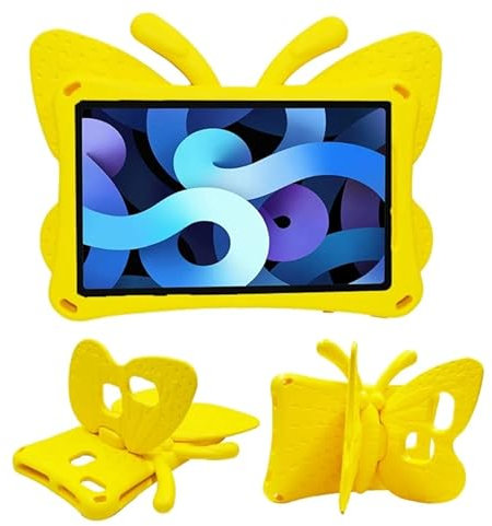 Tablet Accessories For Amazon Kindle Fire HD8 2016/2017/2018 Butterfly Bracket Style EVA Children Falling Proof Cover Protective Case