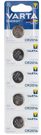 Varta CR2016 3V Lithium Batterie 5er Pack