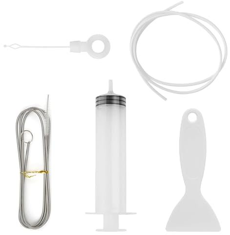 5PCS Fridge Drain Hole Cleaning Tools, Drain Pipe Cleaning Brush, Fridge Cleaner, Fridge Drain Hole Unblocker,Reusable Refrigerator Drain Dredging Tool Kit - for Refrigerator Cleaning