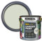 SAVING HUB 2.5L Garden Paint - Exterior Wood Paint Tin - Garden Furniture Colors Paint Outdoors - Benches, Metal, Brickwork, Plants Pots Paint - Fade Resistant (Mountain Mist)