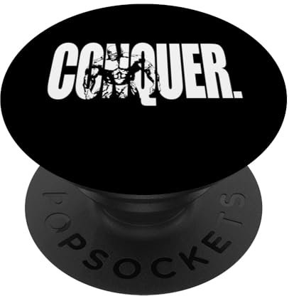 Conquer, Ronnie Coleman, Bodybuilding, Fitnessstudio, motivierend PopSockets mit austauschbarem PopGrip