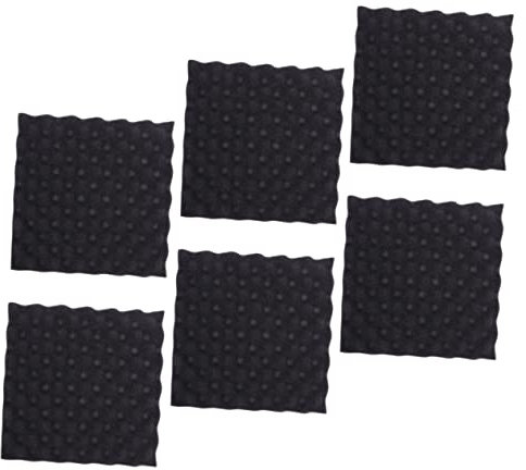 CHILDWEET 6pcs Egg Crate Foam Protection Board Soundproof Sheet for Walls Dampening Pad Sound Insulation Panels for Home Studios
