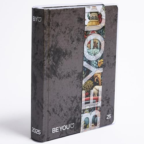 BE YOU Matter Schülerkalender, Stein, Large 13,5x18,2, Stone