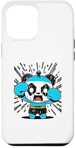 Hülle für iPhone 14 Pro Max Wütender Pandabär Boxer Boxkampf Ring Kämpfer Panda Bär