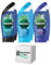 Shower Gel Variety Kit with Hanging Hooks, 250ml Bottles, Feel Revived, Active, Awake, Set of 6