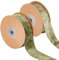FREEBLOSS 20Yard Moosgrünes Samtband, 3.7cm/2.5cm Breites Samtband Mit Draht, Grünes Samtstoffband, Bandbesatz Für Weihnachtsbaumdekoration, Samtbänder Zum Verpacken von Geschenken