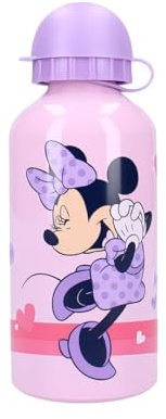 My sweety pop - Gourde pour enfant Minnie Mouse - Aluminium - Pour enfant - Crèche - Maternelle - Ecole - Vacances - Repas - 19 cm – 500 ml - Hydratation - Idée Cadeau