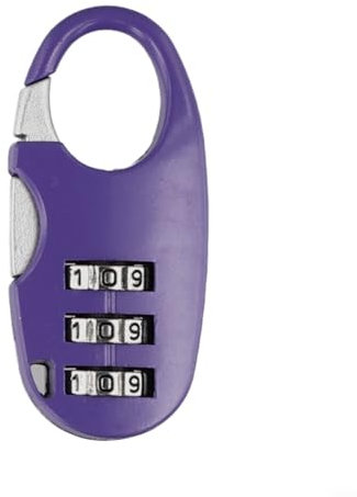 Robustes Vorhängeschloss aus Zinklegierung, zuverlässiger Schutz für Ihre Wertsachen (lila)
