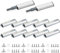 Push to Open Door Catches, 12 PCS Magnetic Push Latch Door Push Opener Soft Close Dampers for Kitchen Closet Cabinet Wardrobe, Screw Fixing