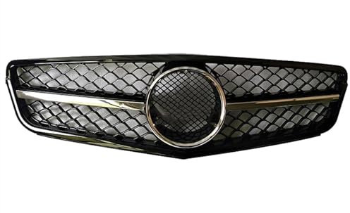 DZSQOMHGD Parachoques Rejillas W204 para AMG C63 Estilo Rejilla Coche Parachoques Delantero Parrilla para Mercedes para Benz Clase C W204 C180 C200 C300 2008-2014 Radiador Parrilla(Sliver A)