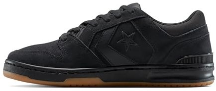 Converse Unisex-Adult Lifestyle 1998 Suede Skate Shoe, Black/Black/Gum, 9.5 Women/8 Men