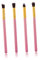 FOMIYES 4 Pièces Ensemble Kit De Pinceaux De Maquillage Pour Les Yeux Palette Pinceaux De Maquillage De Fond De Teint Outil D'Eyeliner Pinceaux De Maquillage À Paillettes Kit De Pinceaux