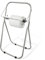 HENDI Papierrollenhalter, freistehend, geeignet für Papierrollen bis 43 cm Breite, rutschfesten Füßen, Küchenrollenhalter, Putztuchrollenhalter, Papierhandtuchspender, 540x395x(H)975mm, Edelstahl