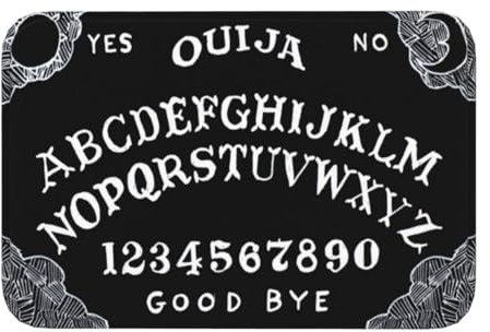 OOAHJEID Absorbent flannel doormat Ouija Board Witchcraft Front Floor Door Entrance Mat Indoor Halloween Divination Bathroom Kitchen Doormat Balcony Carpet Rug