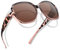 TINHAO Fit Over Glasses Sunglasses for Women Men Polarized UV Protection Butterfly Oversized Sunglasses over Glasses(Amber lepard, Brown)