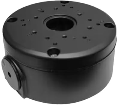 univrsal Security Camera Bracket Junction Box – IP66 Waterproof Housing Base For Bullet Dome CCTV Cameras, Outdoor Mount Support With Sealed Cover Plate, Wiring Protection Case For Commercial