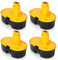 4-Pack 6000mAh Ni-MH Batteries Replacement for Dewalt 18V Battery Compatible with Dewalt Battery DC9096 DC9095 DC9098 DC9099 DW9096 DW9095 DW9098 DW9099 DE9039 DE9095