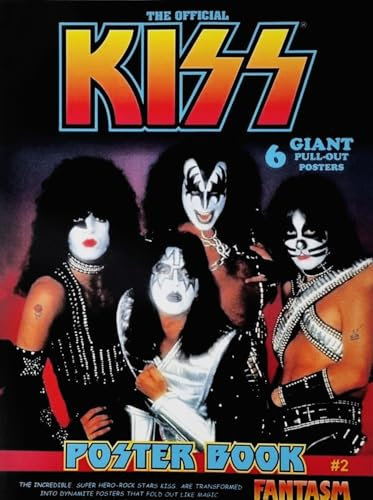 KUSTOM ART Dekoratives Wandposter Serie Musikgruppen Kiss Manifest Book Kunstdruck auf beschichtetem Papier 40 x 30 cm ohne Rahmen