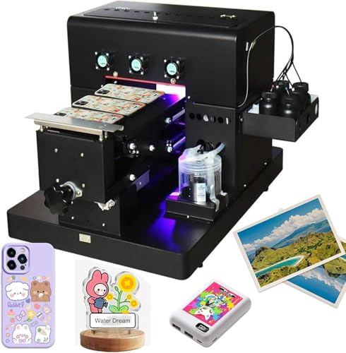 uv drucker multifunktions tintenstrahl uv drucker a4 hohe auflösung 2880x1440 dpi flach uv drucker für glas holz metall pvc handytasche impress