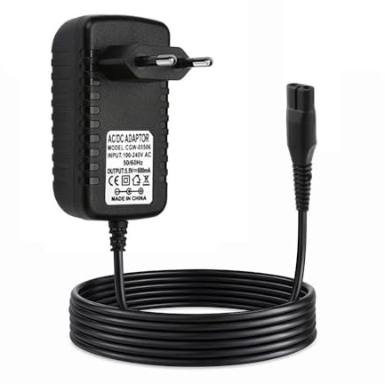 Vmoomax Fensterreiniger Netzteil für Kärcher Fenstersauger, 5.5V Ladekabel Kompatibel mit Kärcher Fenstersauger WV2 KV4 WV50 WV50 WV60 Plus WV60 WV6 WV70 WV75 WV75 Plus WV Easy WV