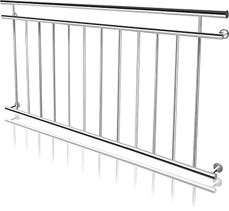 hengmei 100 – 184 cm francese balcone scale di acciaio inox Ringhiera Ringhiere finestra griglia bruestung ringhiere