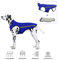 SlowTon Hundejacke Winter, weiches Flanell Hundemantel Winter, Verstellbarer Nacken und Brustgröße Haustierweste mit reflektierenden Streifen Wasserdicht Winddicht Hunde Mantel Warm Halten