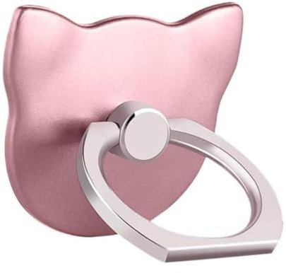 MuStone Soporte para Anillo de Dedo para teléfono Celular, Soporte Universal para teléfono, Soporte de Montaje para iPhone XS X 8 7 6 6S 5 5C 5S, Samsung Galaxy S9 S8 S7Edge S7 S6 Nota 8 5 (Oro Rosa)
