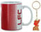 L.F.C Official Liverpool Football Ceramic 11oz Mug & Crest Keyring Gift Set