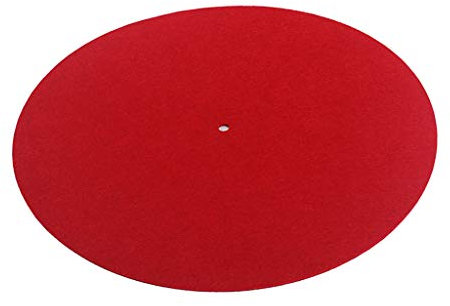 non-brand Plattentellerauflage Matte aus Filz, Premium Plattenteller Rutschmatte