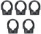 well2wellness® PVC Rohrschelle schwarz - 40 mm - 5 Stück (200201-2)