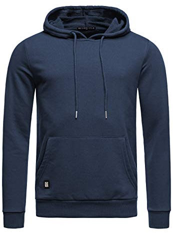 Red Bridge Herren Kapuzenpullover Hoodie Premium Basic Navyblau XL
