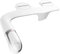 BioBidet SlimTwist Simple Bidet Toilet Attachment in White with Dual Nozzle, Fresh Water Spray, Non Elektrisch, einfach zu installieren, Messingeinlass und internes Ventil, 1 Pack