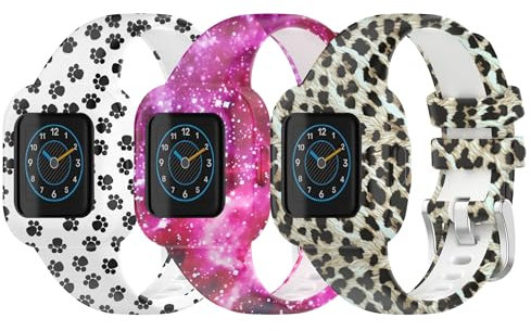 TenCloud Straps Kompatibel mit Garmin Vivofit jr.3 Armband, Ersatz Armbänder aus weichem Silikonarmband für Kinder für Vivofit jr.3 Fitness Tracker (3B)