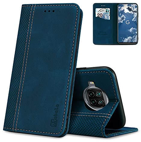 AKABEILA Hülle für Xiaomi Mi 10T Lite/Mi 10i Handyhülle PU Leder Flip Case Ständer Brieftasche Schutzhülle Klapphülle Tasche Case mit [Kartenfach] [Standfunktion] [Magnetisch]