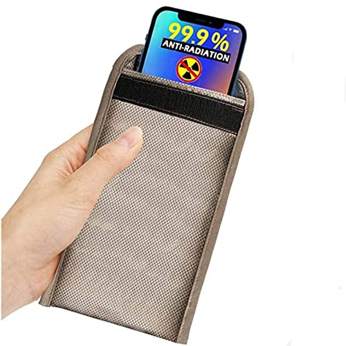 YLZBA Signalblocking Tasche,Anti-Strahlungskäfig Störsender Handy-Sicherheitstasche Faraday-Tasche for Handy Strahlenschutz Tasche Funkschlüssel Abschirmung